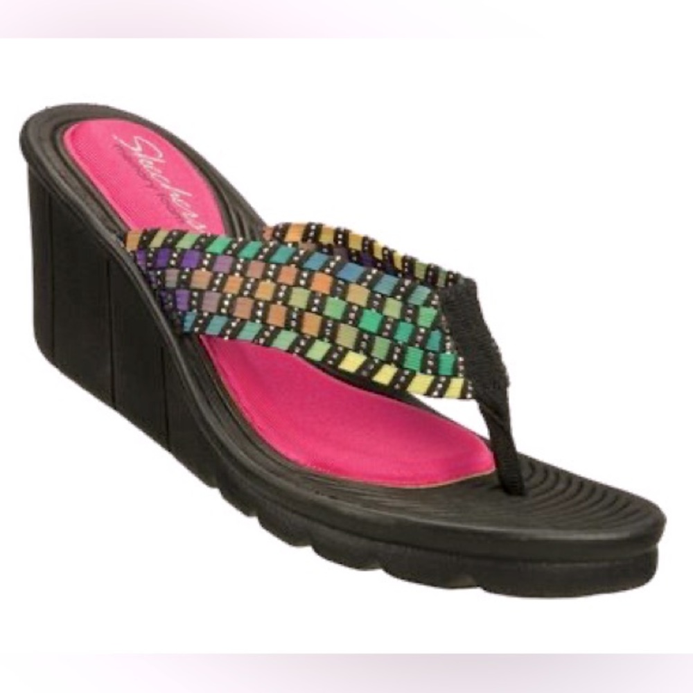 skechers women interlace promenade sandals